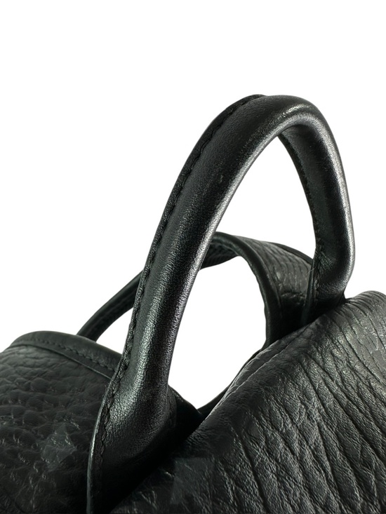 Genuine MCM Monogram Stark Side Studs Visetos Black Backpack Logo Unisex